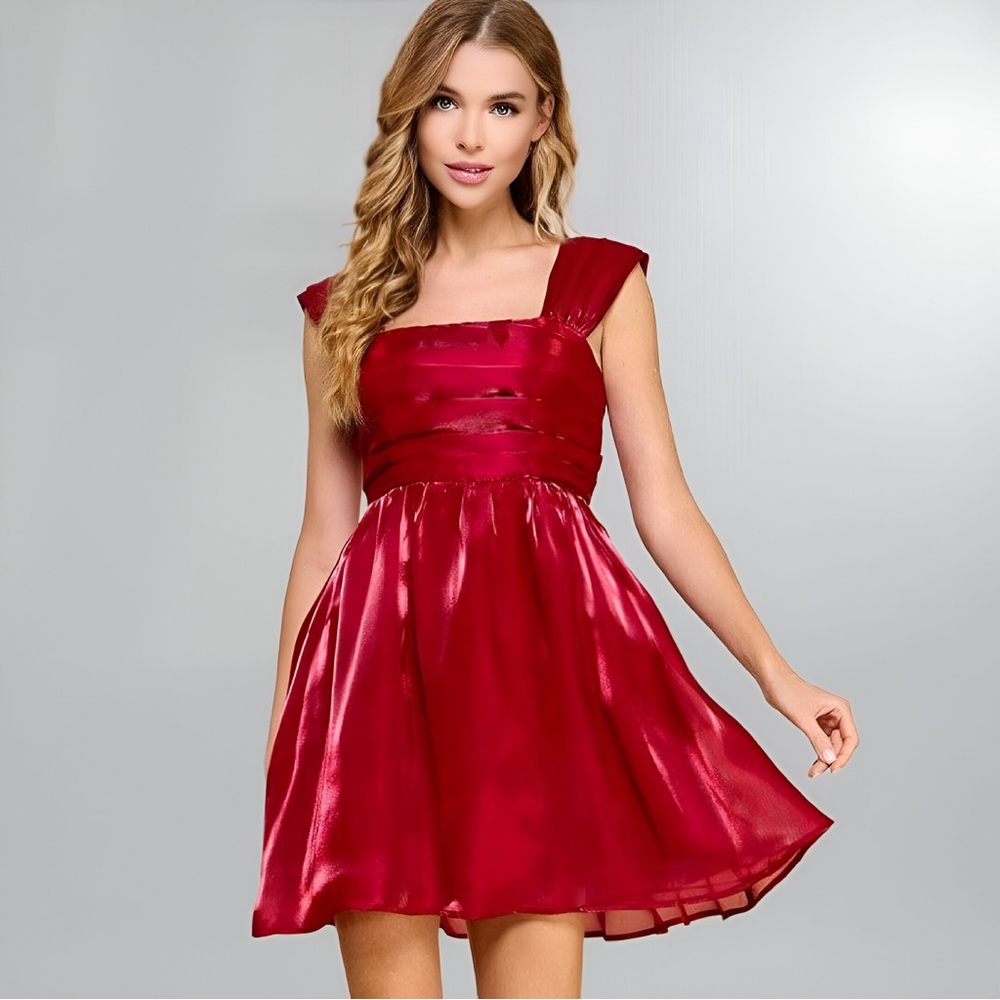 Gorgeous Holiday Party Fit & Flare Mini Dress